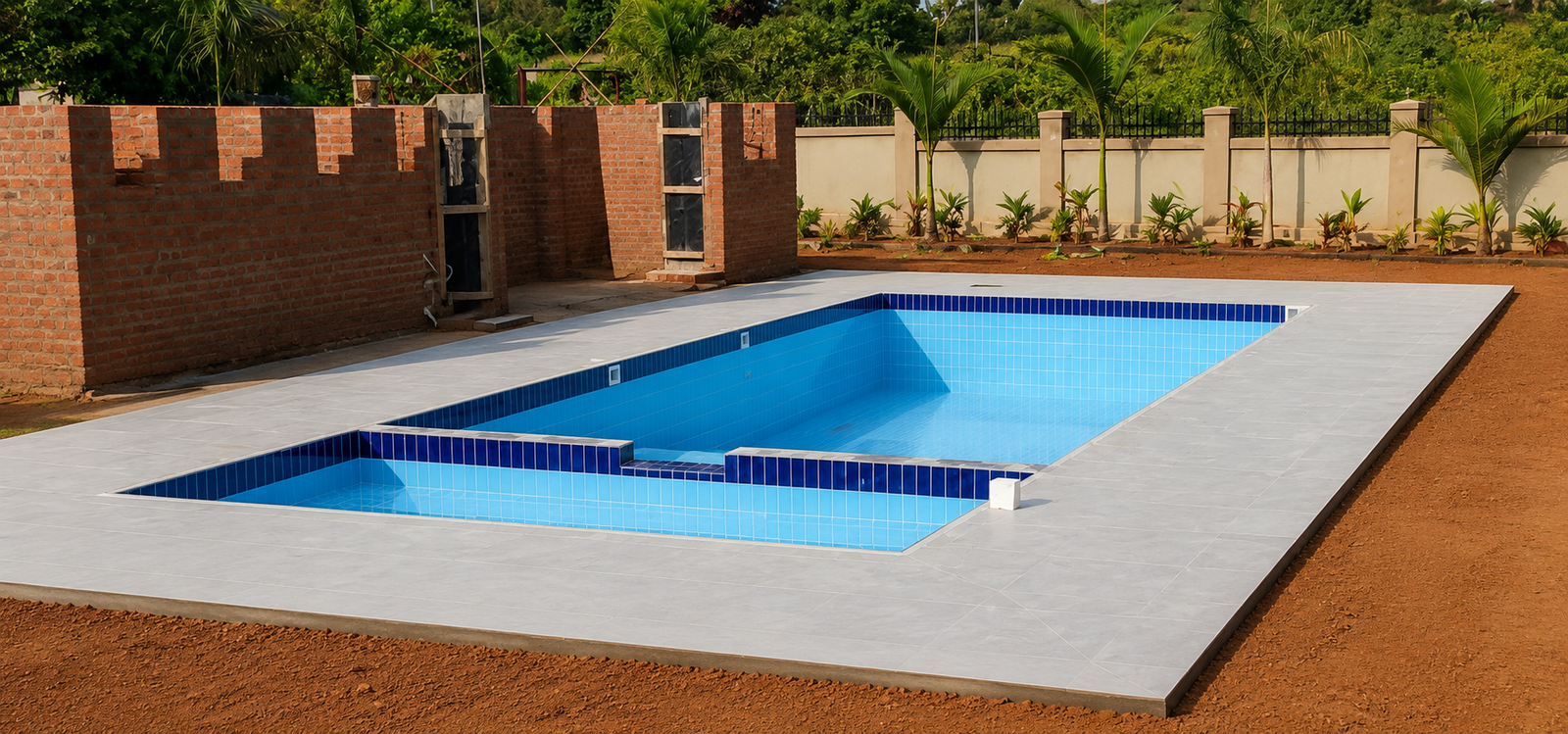 Hotel swimming pool in Arua
